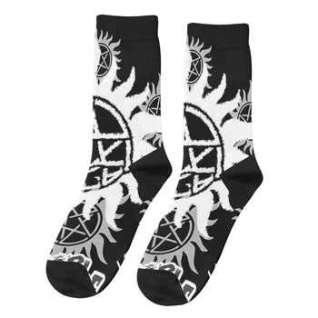 Семейные деловые мужские носки Happy в стиле ретро Alien Harajuku, повседневные носки для экипажа, подарочный рисунок с принтом