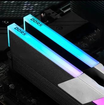 Для Acer Marauder 6000 6400 6600 6800 DDR5 Cream Dazzling Ice Blade Настольная Память Hynix