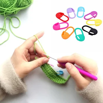 Разноцветные пластиковые спицы для вязания