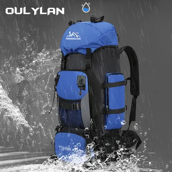 Oulylan Вместимостью 90 л, Походный рюкзак для кемпинга, женские мужские большие водонепроницаемые рюкзаки для улицы, Дорожная сумка для багажа