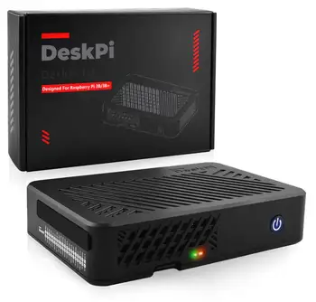 Новый! DeskPi Lite для Raspberry Pi 3B / 3B +, С кнопкой питания / Радиатором с вентилятором PWM