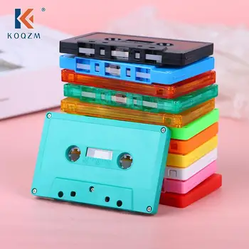 1 шт. Цветной пустой футляр для кассеты Аудио Магнитная кассета для аудиозаписи Оболочка кассеты Пустая кассета от катушки к катушке