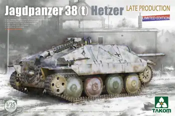 Комплект моделей TAKOM 2172X в масштабе 1/35 Jagdpanzer 38 (t) Hetzer Позднего выпуска Без интерьера Ограниченной серии