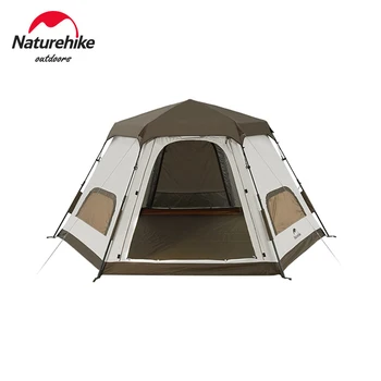 Походная палатка для пикника Naturehike Портативный складной навес для главного зала Шестиугольная палатка для путешествий с утолщенным солнцезащитным и непромокаемым покрытием