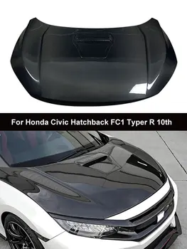 Изготовленное на Заказ Вентиляционное Отверстие Капота Двигателя Автомобиля из Углеродного Волокна для Honda Civic Hatchback Fc1 Typer R 10th
