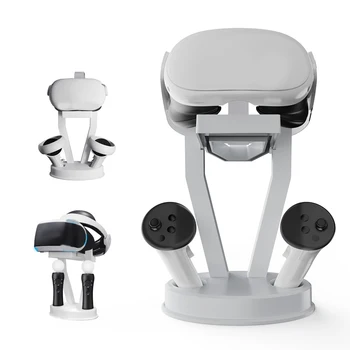Держатель подставки для гарнитуры и контроллера Meta Quest 3 VR, кронштейн для дисплея, очки для виртуальной реальности, стойка для очков, Кнопка фиксации, Органайзер