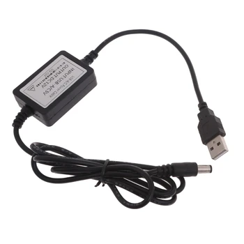 Универсальный кабель питания USB от 5 В до 12 В USB к DC5.5x2.1 мм Кабель Для зарядки Прямая поставка