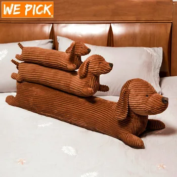 55 ~ 110 см Любители подушек для собак в виде таксы Коричневые Милые британские коротконогие животные, подушка для дивана, подарочная плюшевая кукла