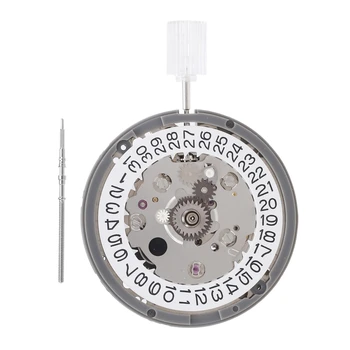 NH34 NH34A 3-значный календарь GMT Механизм с автоподзаводом Высокоточный часовой механизм Аксессуары для часового механизма