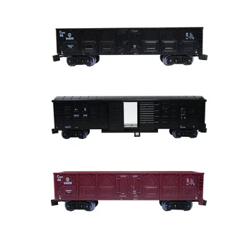 1 шт./2 шт. Грузовой коричнево-черный полувагон с высоким бортом с принтом, железнодорожные вагоны, подвижной состав, модель поезда