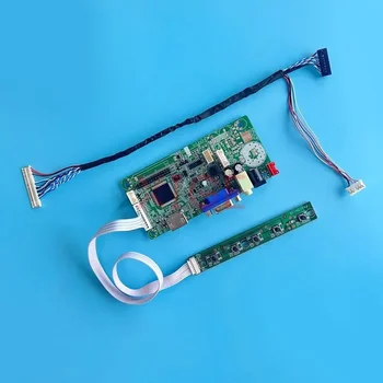 Для G156HAN02 G156HAN04 ЖК-панель Контроллера Драйвер Платы LVDS 30-Контактный DIY Kit VGA 15,6 