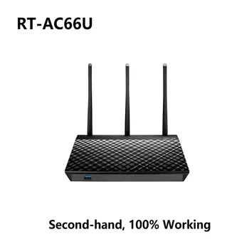 в наличии！ RT-AC66U AC1750 Маршрутизатор Wi-Fi 5 со скоростью 1750 Мбит/с Двухдиапазонный 2,4 ГГц и 5 ГГц 802.11AC 3x3 AiMesh с 4 гигабитными портами