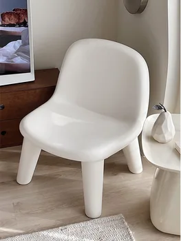 Кресло для отдыха, одноместный скандинавский дизайнерский диван, ваби саби, ветрозащитная сетка, спинка для дома знаменитостей, маленький табурет, кремовый стул