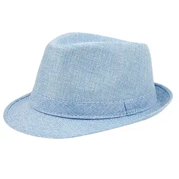 Женская и мужская шляпа, Большая панама, джазовая кепка, Элегантная соломенная шляпа с широкими полями в стиле ретро