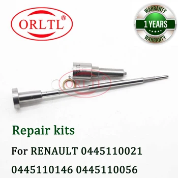 ORLTL 0445110146 0445110021 Комплекты для ремонта форсунок Клапан F00VC01005 Форсунка DSLA140P862 (0433175230) для RENAULT: 7700107165 82002