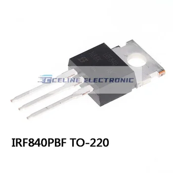 10шт 100% Новый Оригинальный полевой транзистор IRF840PBF IRF840 field effect tube 8A 500V TO-220 импортирован На Складе