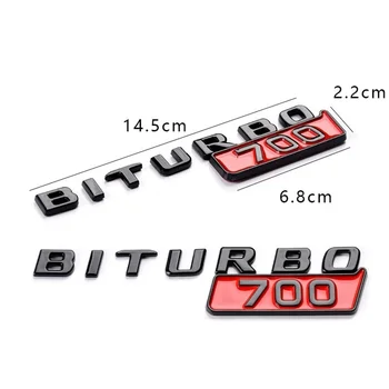 Автомобильный ABS BITURBO 700 800 900 Логотип Боковое Крыло Багажник Значок Кузова Эмблема Наклейки Наклейка для Benz Brabus G Class G700 G800 G900 W463