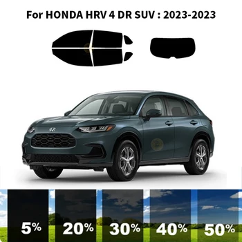 Предварительно нарезанная нанокерамическая автомобильная пленка для УФ-тонировки окон для HONDA HRV 4 DR SUV 2023