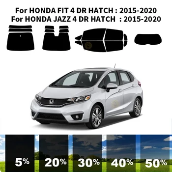 Набор для УФ-тонировки автомобильных окон из нанокерамики, Автомобильная пленка для окон HONDA JAZZ 4 DR HATCH 2015-2020