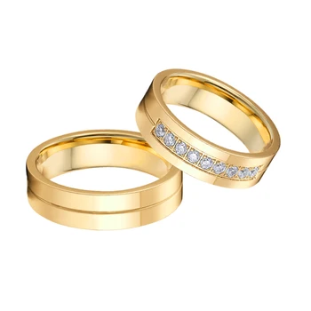 Обручальные кольца для мужчин И женщин, высококачественная экологичная мода, ювелирные изделия из титана и нержавеющей стали 316L, кольцо для влюбленных пар