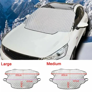 Горячая распродажа, Автомобильная крышка лобового стекла, магнитная защита от снега и льда, солнцезащитный козырек снаружи