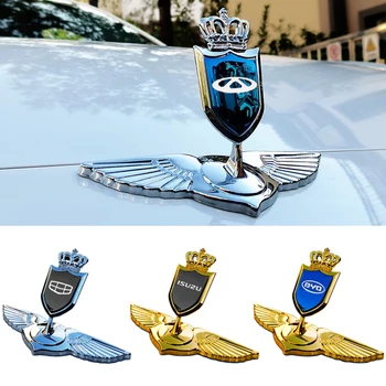 Высокое качество Для Hyundai Модифицированный Металлический 3D Стоящий Автомобиль Эмблема Переднего Капота Наклейка Угловые Крылья Эмблема Значок Специальный логотип капота