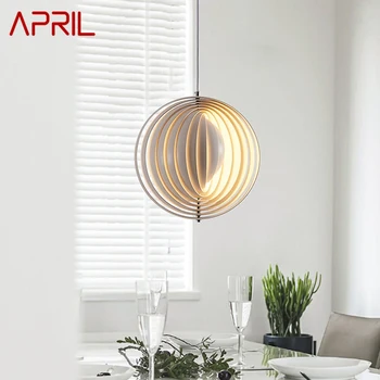 Подвесной светильник APRIL Nordic, светодиодный Креативный фонарь, Люстра, Декоративная для дома, столовой, бара, лестницы