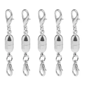 Застежки-крючки из 5 частей для изготовления ожерелья и браслета своими руками