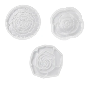 Формы для чашек в форме розы, силиконовые формы для ювелирных изделий, формы для литья смолы