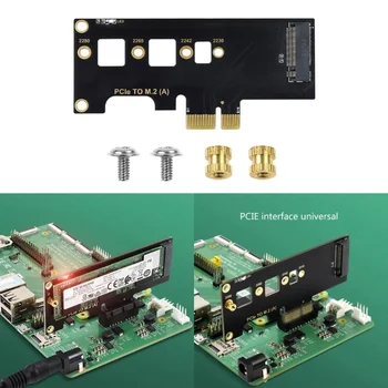 Высокоскоростной адаптер PCIE к M.2 для NVMe SSD, Speed, ForRaspberryPi CM4 Поддерживает Вычислительный модуль 4