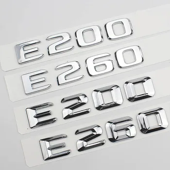 3d ABS Буквы На Багажнике Автомобиля E200 E220 E250 E260 E300 E350 E400 Эмблема Значок Наклейка С Логотипом Для Mercedes Benz W212 W213 Аксессуары