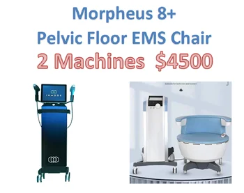 2023 Цена По Прейскуранту Завода-изготовителя Две Высококачественные Косметические Машины Pelivic EMS Chair + Morpheus 8 МОРСКАЯ Доставка