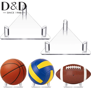1шт Прозрачная акриловая подставка для мяча Держатель дисплея Стойка для хранения мячей Футбол Баскетбол Волейбол Футбол