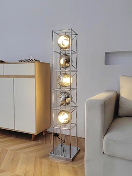 Промышленный торшер Bauhaus, лампа с расширенным художественным восприятием, гостиная, спальня, Креативный художественный вертикальный светильник, окружающий свет