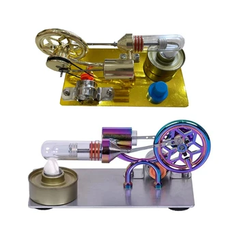 Настольные модели Обучающая игрушечная модель Двигатель Стирлинга Паровая тепловая обучающая модель игрушечный челночный корабль