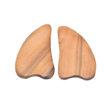 Деревянная лопатка для лимфодренажного массажа Ручной Антицеллюлитный инструмент Гуа-Ша для снятия мышечных болей Устройство для терапии мягких тканей