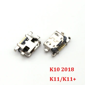 50шт Usb Зарядное Устройство Micro Charging Doct Порт Разъем Для LG K10 2018 Alpha K11 + K11 X4 Plus X410E K10 + K30 X4 + X4Plus X410 Штекер