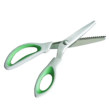 Зеленые ножницы Комфортные ручки Ножницы для рукоделия и шитья Профессиональные ручные ножницы для фотоальбома 
