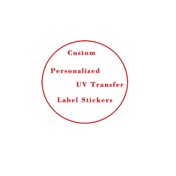 Персонализированная наклейка для переноса Пользовательские УФ-этикетки для вашего изображения Логотип Kawaii На любой плоскости материал Износостойкие наклейки для этикеток