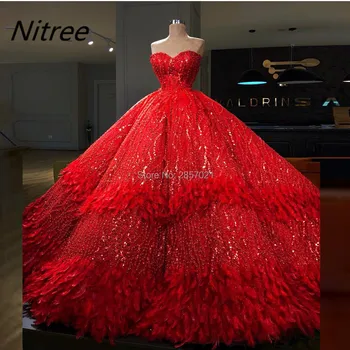 Роскошное Бальное Платье Red Robe De Soiree Avondjurken, Сшитое На Заказ В Арабском Стиле, Сексуальные Платья Для Выпускного Вечера, Вечерние Платья Avondjurken Dubai