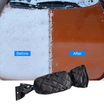 Прочная автомобильная лопата для снега Скребок для удаления снега с лобового стекла автомобиля Лопата для льда Инструмент для чистки окон для удаления всех автомобильных аксессуаров