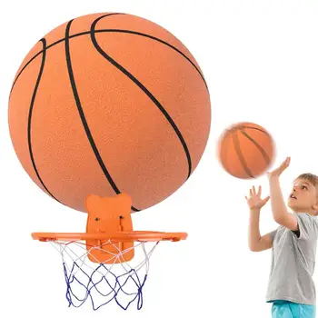Бесшумный спортивный мяч из пенопласта высокой плотности, немой баскетбольный мяч для помещений, мягкий эластичный мяч, детские спортивные игрушки, игры
