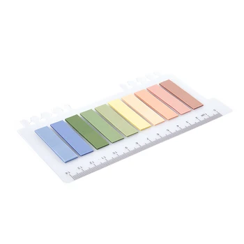 Новые 200 листов Morandi Sticky Tabs Вкладки Для Заметок Маркеры Страниц Наклейки Для Блокнота Аннотации К Книге Офис Школа Мило