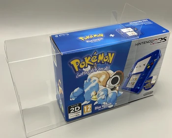 Прозрачная защитная коробка для Pokémon Gotta Catch Em All, Коробки для сбора консолей для Nintendo 2DS, игровая оболочка, Прозрачная витрина