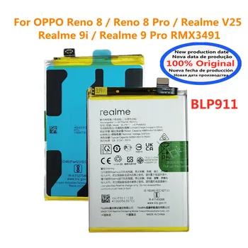 100% Оригинальный Высококачественный Аккумулятор BLP911 5000 мАч Для OPPO Realme V25/Realme 9i Realme 9 Pro 9Pro RMX3491/Reno 8/8 Pro