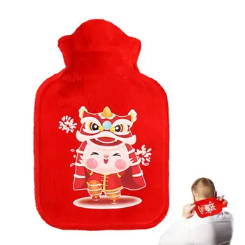 Симпатичная грелка Красная Мини Рождественская Герметичная сумка для горячей воды в виде ракушки Грелка для шеи и плеч для ног