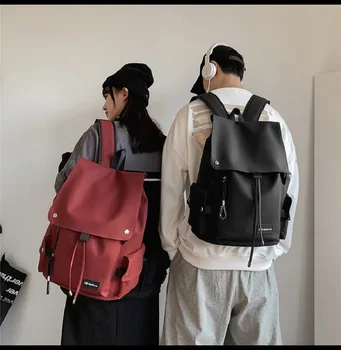 2023 Новый Простой модный дизайнерский рюкзак, мужской водонепроницаемый 15,6-дюймовый Компьютерный рюкзак, Молодежная дорожная сумка большой емкости, Школьная сумка
