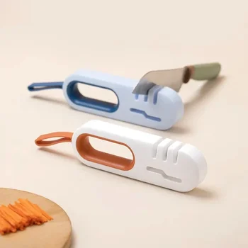 Мини-точилка для ножей Ручной многофункциональный инструмент для быстрой заточки с аксессуарами для кухонных ножей Гаджет