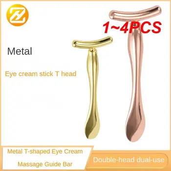1-4 шт., направляющая для массажа крема для глаз, Т-образная косметическая палочка двойного назначения, инструмент для ухода за кожей, крем для глаз, удобная в использовании