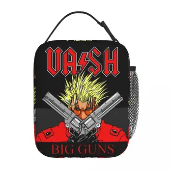 Продукт Big Guns Vash Изолированная сумка для ланча для офиса The Stampede Trigun Anime Пищевой контейнер Портативный термоохладитель ланч-бокс
